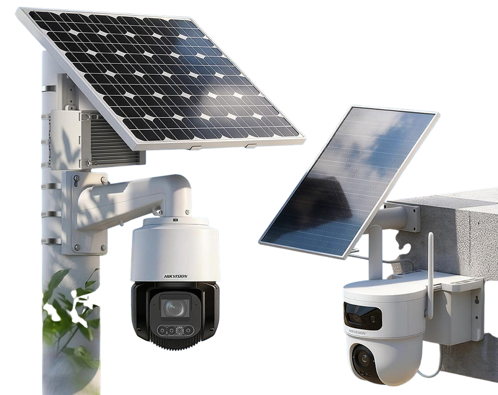 Hikvision Solar PTZ & Bullet Camera Combo