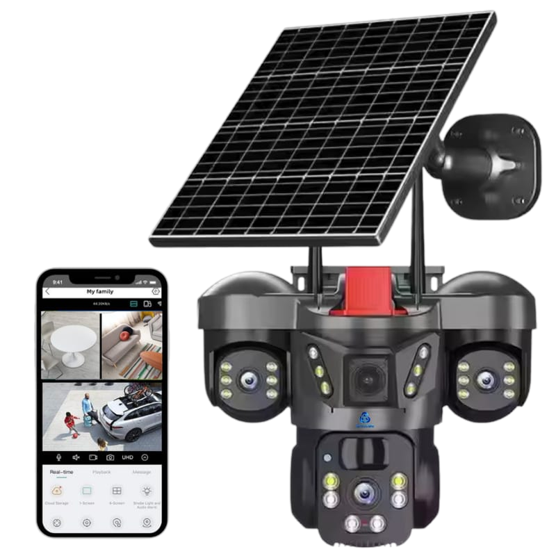 Solar PTZ Camera with App Viewing